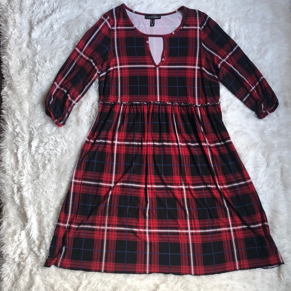 love and legend Dresses & Skirts - Love and Legend Red Plaid dress plus size 16
